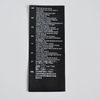 Polyester Satin washing care printing label QD-PL-0002