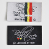 Golden woven label QD-WL-0033